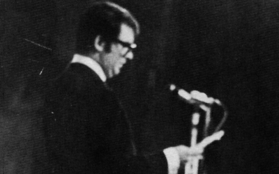 Cuando Chicho Ibáñez Serrador fue mantenedor de la Fallera Mayor del Pilar